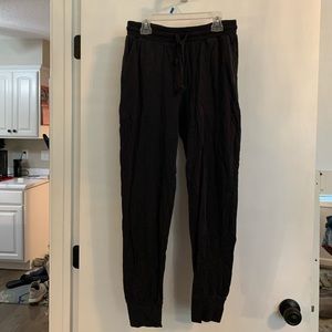 Black boutique joggers